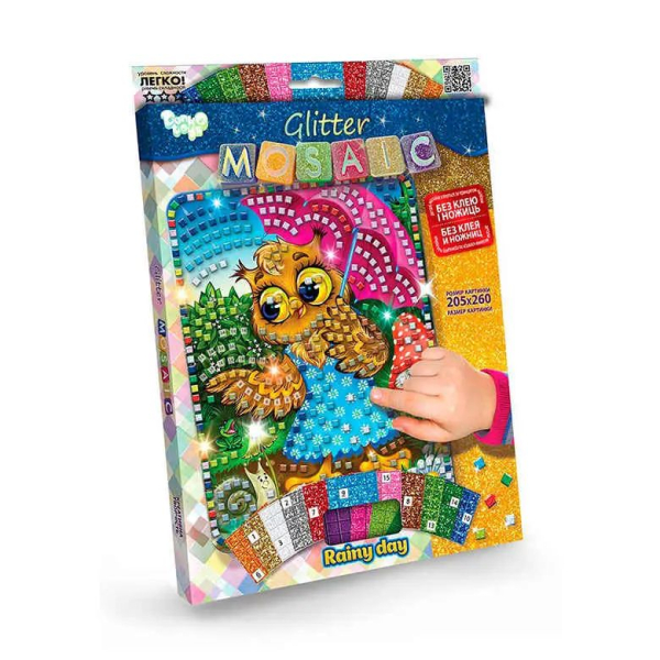Набір для творчості DankoToys DT БМ-03-10 Мозаїка блискуча Glitter Mosaic