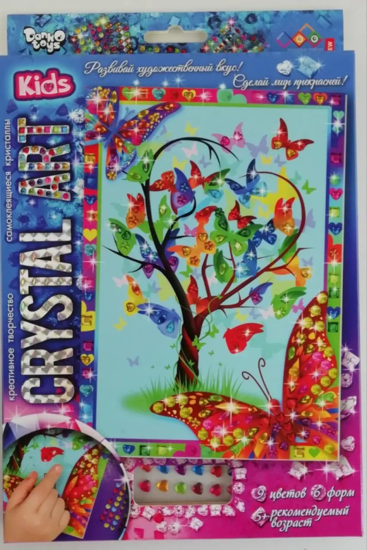 Набір креативної творчості Crystal Art Kids Дерево CArt-01-01 Danko-Toys Україна 