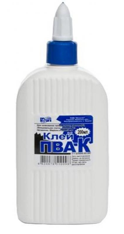 Клей КіП ПВА-К 200 мл із супер ковпачком (GLUE-KIP-PVA-200ML)