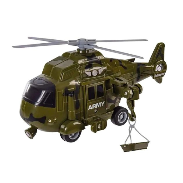 Іграшка вертоліт 7946B АВТОПРОМ військовий, 1:20