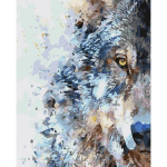 Картина за номерами Погляд ватажка розміром 40х50 см SY6063