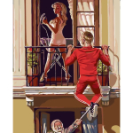 Картина за номерами Спіймали на гарячому розміром 40х50 см SY6168