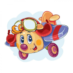 Картина за номерами Strateg Літак розміром 30х40 см SV-0023