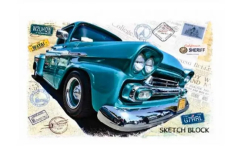 Альбом для малювання А4 40л. Офорт 120г/м2 АА4240