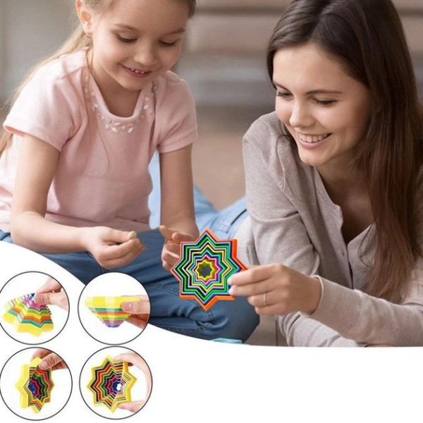 Іграшка антистресова для дітей та дорослих Magic Star 3D (різнокольорова)
