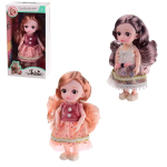 Лялька 65001B  3 види, шарнірна, в кор.11 * 6 * 20 см, р-р іграшки - 16 см