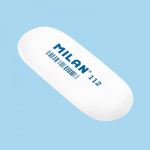 CMM112 Гумка овальна TM MILAN 7,3*2,8*0,9см, mix 12шт/етик (12)