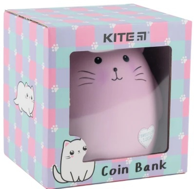 Скарбничка Kite K23-498-2, pink cat