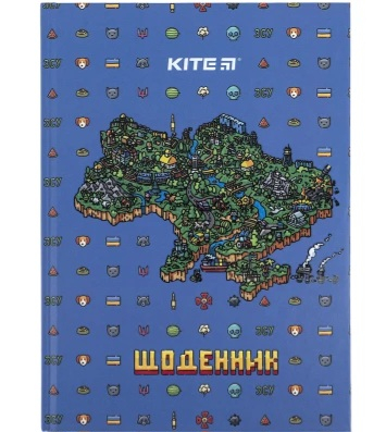 Щоденник шкільний Kite Map K24-262-4, тверда обкладинка