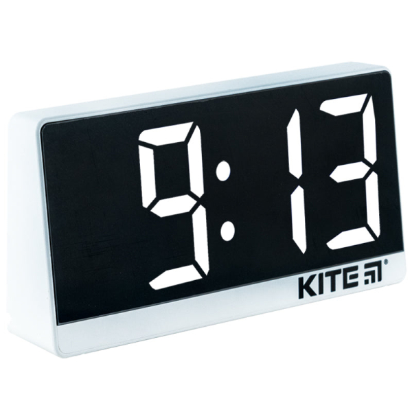 Годинник електронний цифровий Kite K24-488-2, білий - фото 1