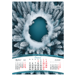 Календар настінний 2026 А2 1 пружина Buromax