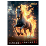 Календар настінний 2026 А3 1 пружина Buromax
