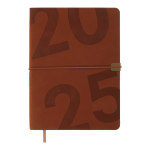 Щоденник датований BEST 2025 А5 Buromax BM.2126 коричневий