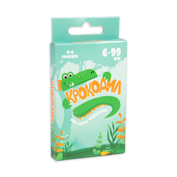 Настільна гра Strateg Крокодил - дорожня версія розважальна українською мовою  - фото 1