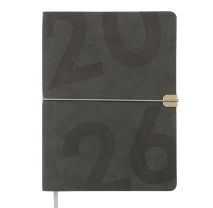 Щоденник 2026 Buromax А5 Best сірий - фото 1