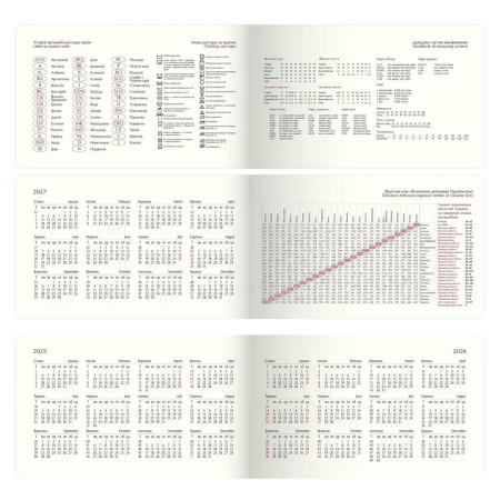 Щотижневик датований 2026 Buromax Velour зі штучної шкіри 153x87 мм 128 сторінок рожевий - фото 2