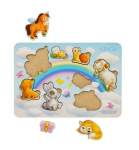 ВКЛАДИШ МАЛЕНЬКИЙ ЗЕФІРНИЙ РАМКА "ЗВІРІ - 2"