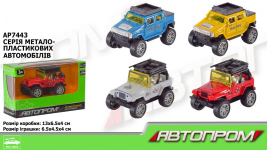 Машина мет. АВТОПРОМ арт. AP7443 (96шт/2) короб. 13*4*11см