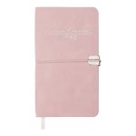 Щотижневик датований 2025 кишеньк. VELOUR, 85*153, рожевий, штуч. шкіра (BM.2891-10)