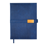 Щоденник недат. LEROY, A5, синій, штуч.шкіра, 336 стор