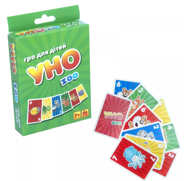 Настільна гра Уно zoo 7016 (укр.)  - фото 1