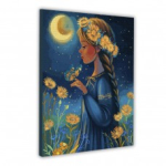 Картина за номерами з алмазною мозаїкою SANTI Місячна казка, 40*50см 