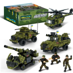 Конструктор військовий біплан IBLOCK PL-921-425 серія Армія 121 деталь