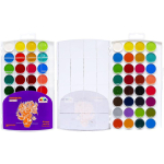 Акварель Творчість 32 кольорів, без пензлика, пластик