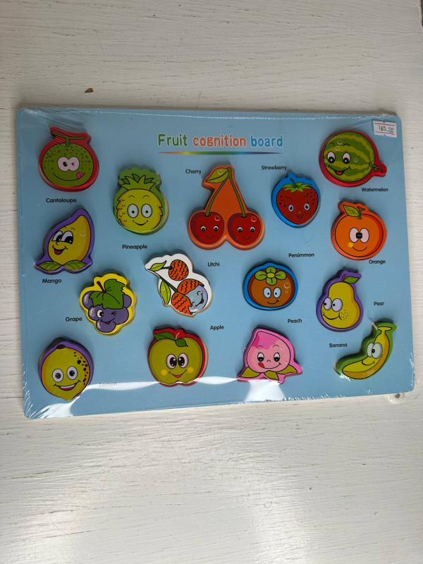 Розвивальна гра-сортер «Фрукти та овочі» (англійська мова) - фото 1