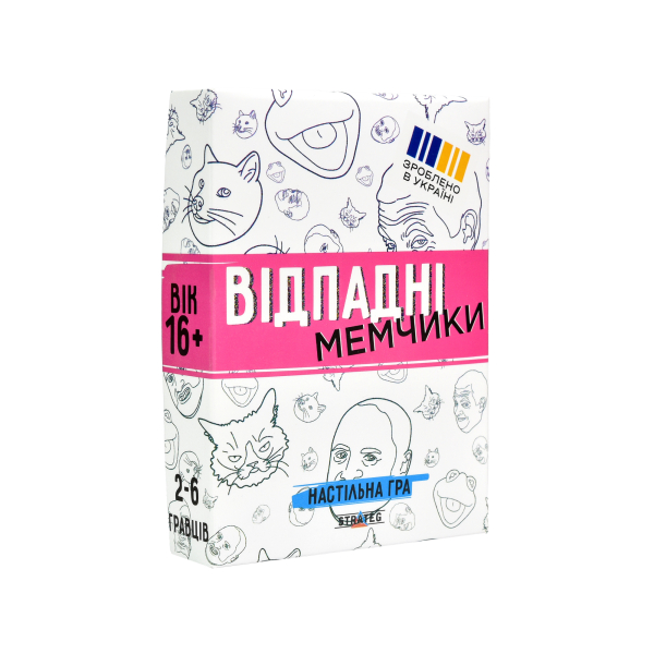 Настільна гра Strateg Відпадні мемчики українською мовою - фото 1
