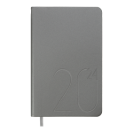 Щоденник датований A6, 2024, Steel, срібний, BM.2517-24