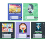  Зошит шкільний Kite Rick and Morty 18 аркушів  клітинка