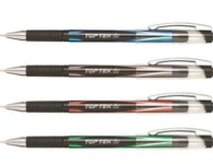 Ручка гелева з грипом Unimax Top Tek Gel 133-01 чорна