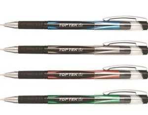 Ручка гелева з грипом Unimax Top Tek Gel 133-01 чорна - фото 1