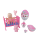 Пупс мал. арт. LE566H-9C/9D (192шт/2) ліжечко, ванна, Аксесуари, сітка 12*13*9 см - фото 1