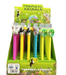 Ручка гелева пиши-стирай звірята