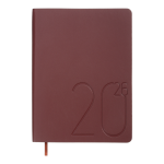 Щоденник датований A5 2026 Buromax Dark Morandi темно-червоний BM.21157-13