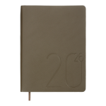 Щоденник А5 2026 BM.21157-04 DARK MORANDI, зелений, штуч.шкіра
