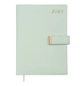 Щоденник датований 2026 A5 Buromax NUDE BM.21140 світло- зелений - фото 1