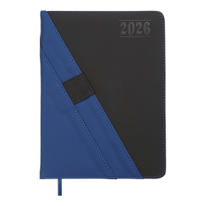 Щоденник датов. 2026 TRIUMPH, A5, синій, штучна шкіра/поролон (BM.21104-02) - фото 1