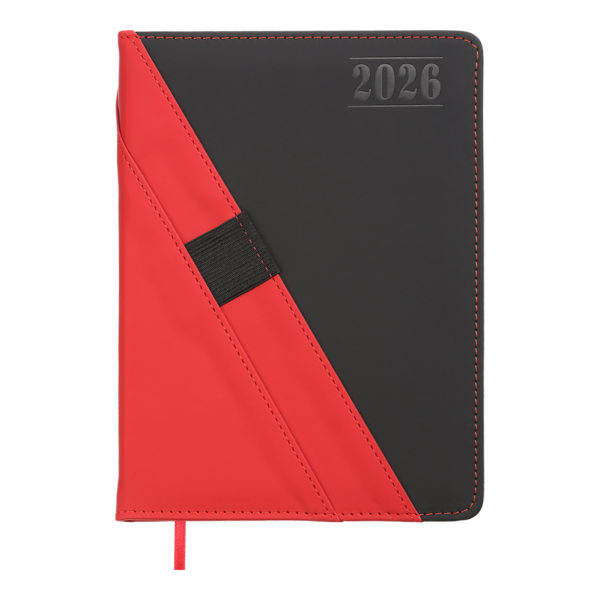 Щоденник датований A5, 2026 Triumph, червоний, BM.21104-05 - фото 1