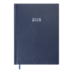 Щоденник датований 2025 STRONG A5 Buromax BM.2129 синього кольору 