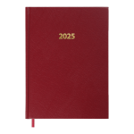 Щоденник датований 2025 STRONG A5 Buromax BM.2129 темно червоний 