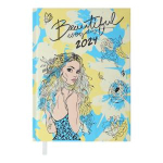 Щоденник датований 2024 WOMEN A5 білий Buromax BM.2181-12