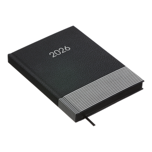 Щоденник датований 2026 PARALLEL, A5, чорний - фото 3