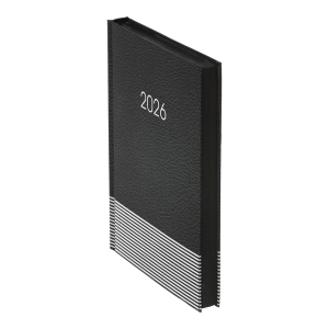 Щоденник датований 2026 PARALLEL, A5, чорний - фото 2