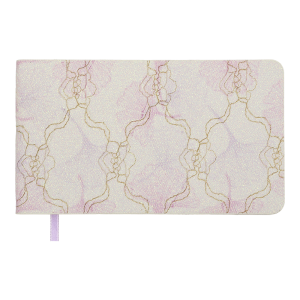 Щотижневик датований 2026 Buromax Bloom зі штучної шкіри 153x87 мм 128 сторінок фіолетовий - фото 1