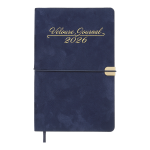 Щотижневик датований A5 2026 Buromax Velour темно синій