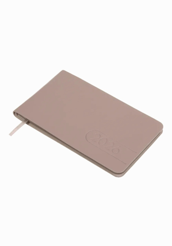 Щотижневик датований 2026 Buromax Light Morandi зі штучної шкіри 153x87 мм 128 сторінок какао - фото 2