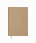 Щоденник датований 2026 Buromax Morandi Style зі штучної шкіри А6 336 сторінок пісочний